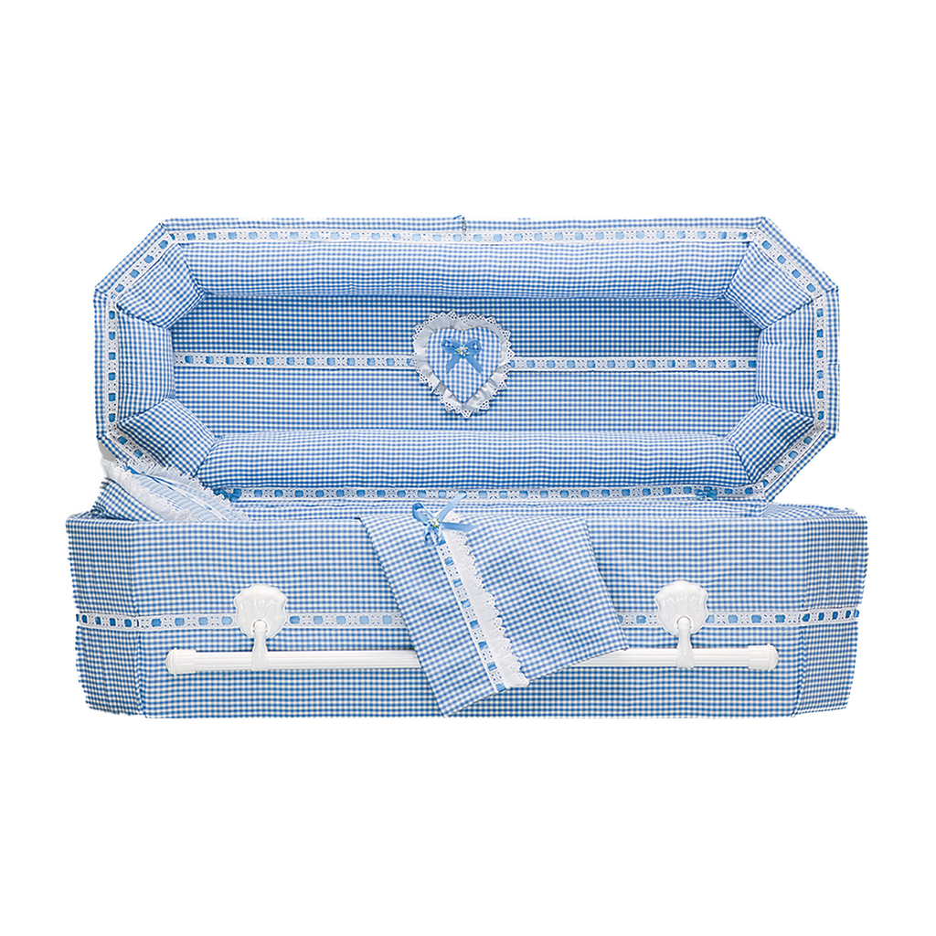 2'6" Gingham Blue