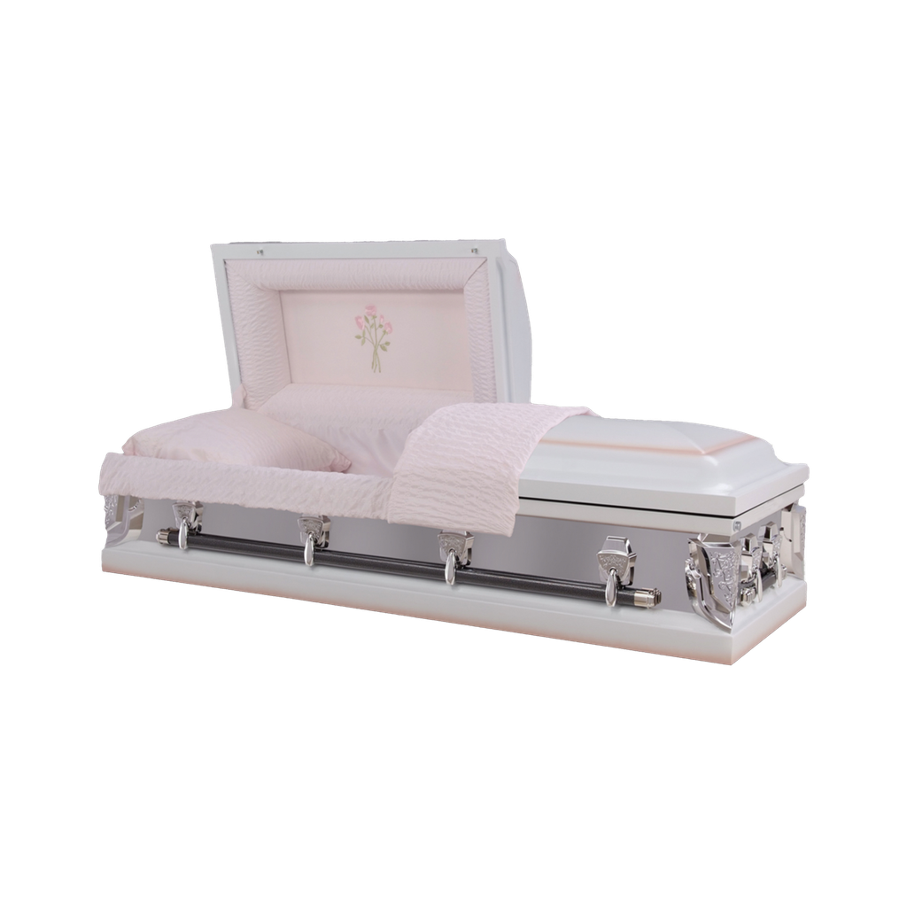 20ga MIrror White/Pink