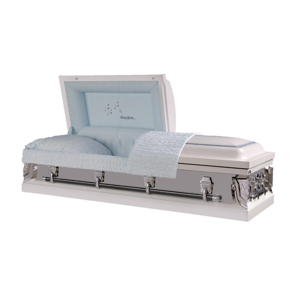 20ga Mirror White/Blue