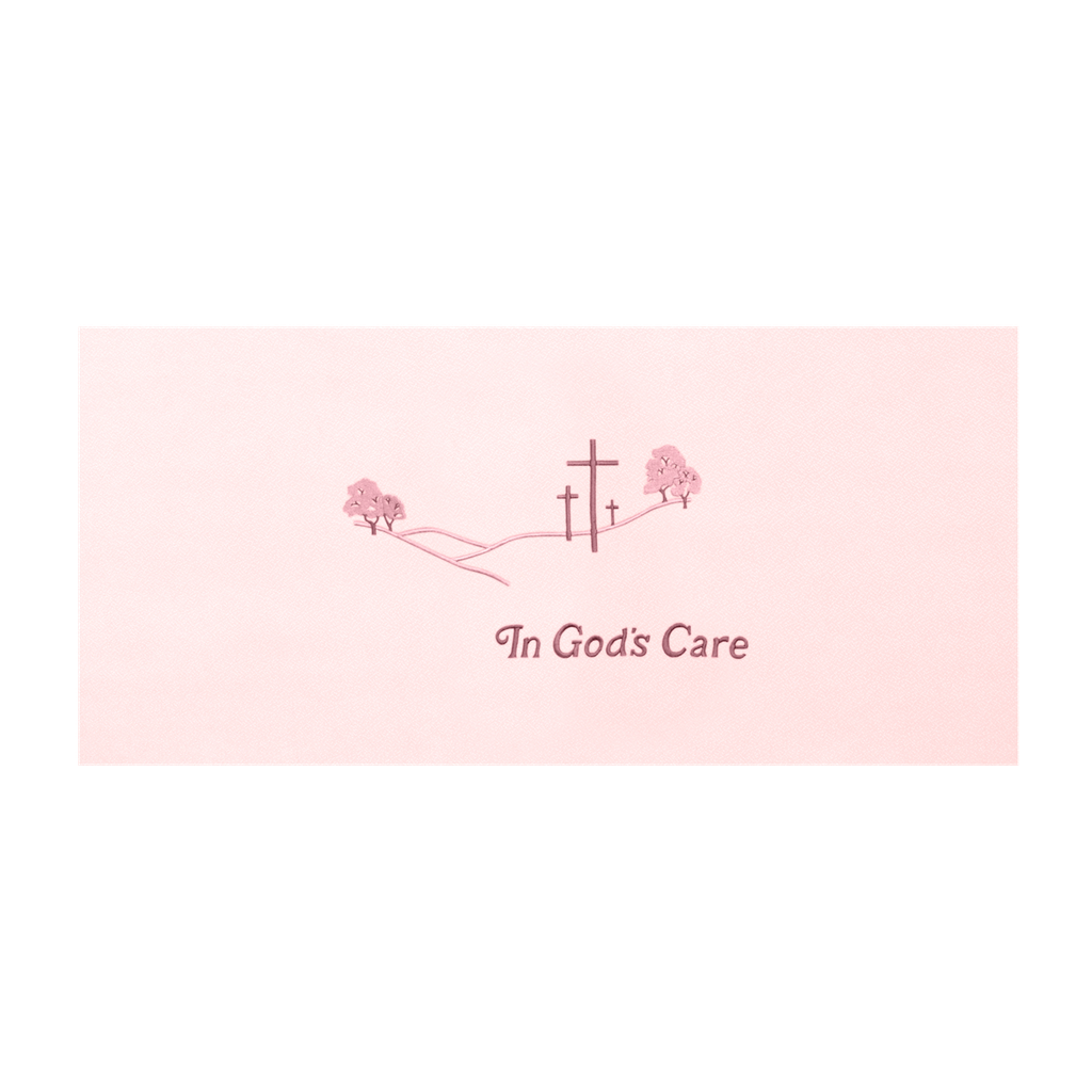 In God's Care - Panel - Pink
